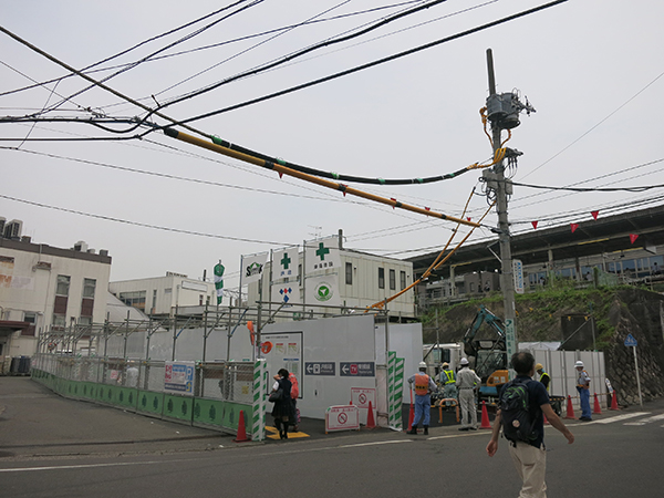 JR菊名駅工事140724-1