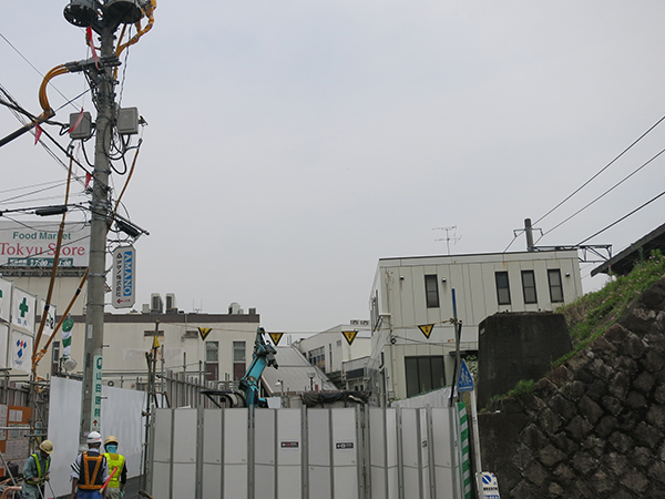 JR菊名駅工事140724-3