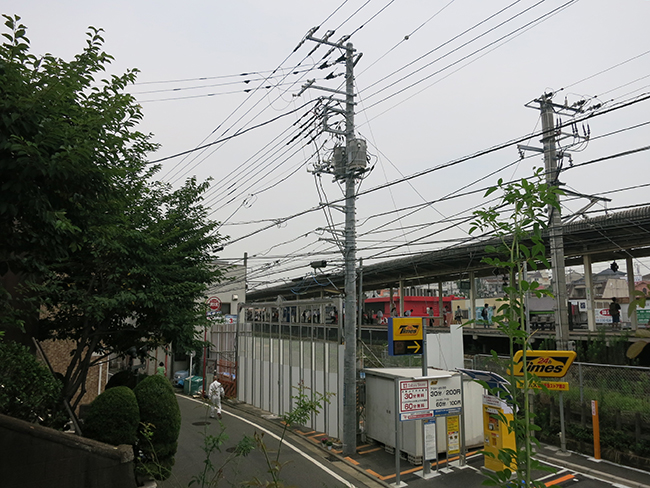 JR菊名駅工事140724-5